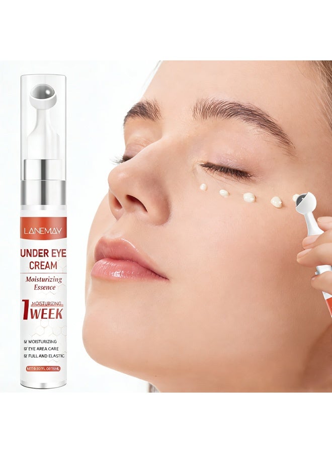 LANEMAY Eye Moisturizing Essence Eye Cream - Hydrating and Repairing Eye Care Cream for the Eye Area 15ml - Image 1